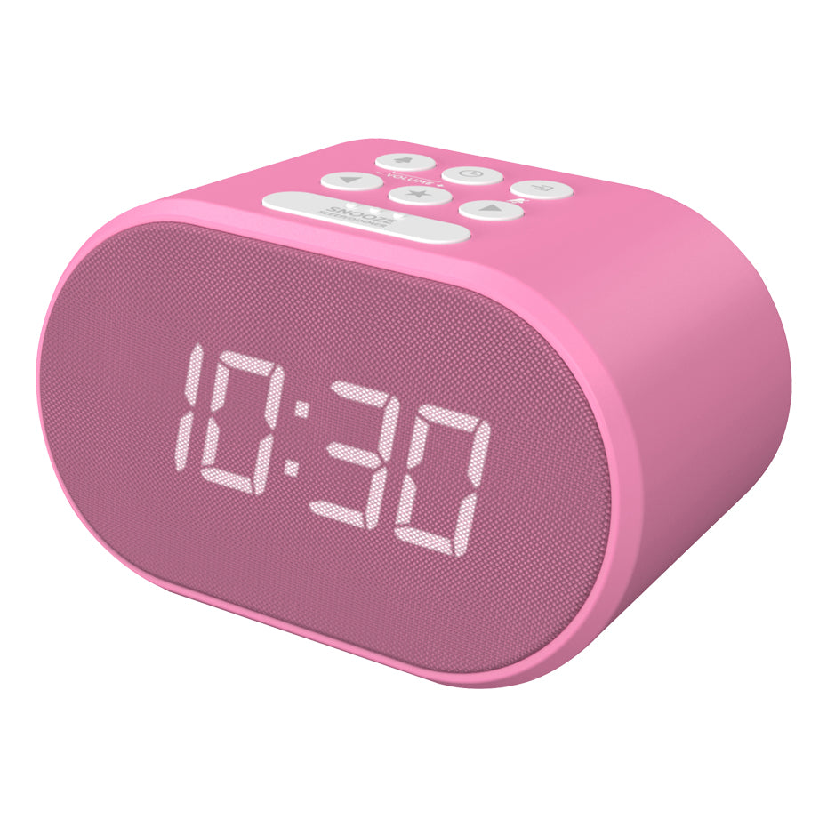 i-box Lite Bedside Alarm Clock with FM Radio